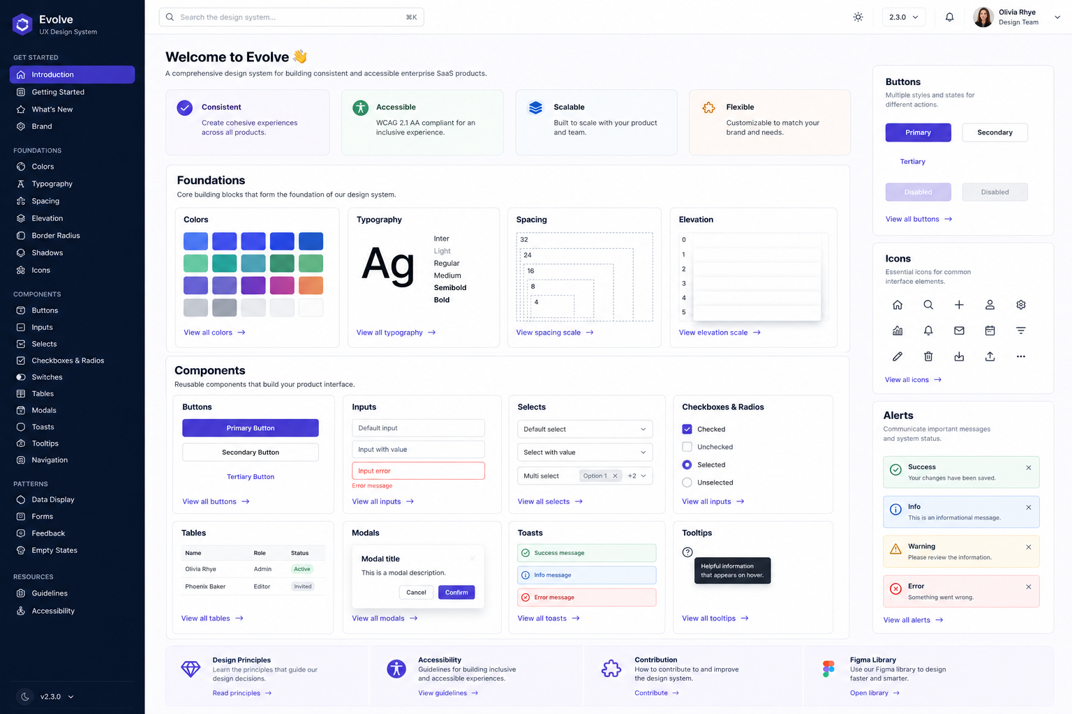 Enterprise SaaS UX Design System